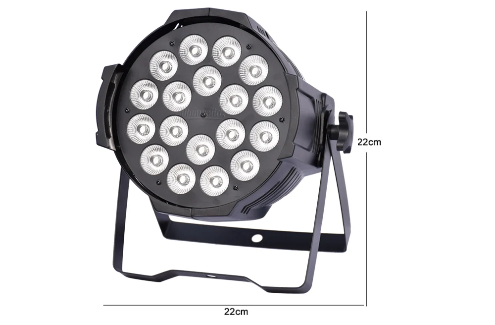 Профессиональный светодиодный сценический светильник 18 LED PAR-прожектор RGB DMX сценический световой эффект DMX512 Master-Slave светодиодный для DJ Disco вечерние KTV