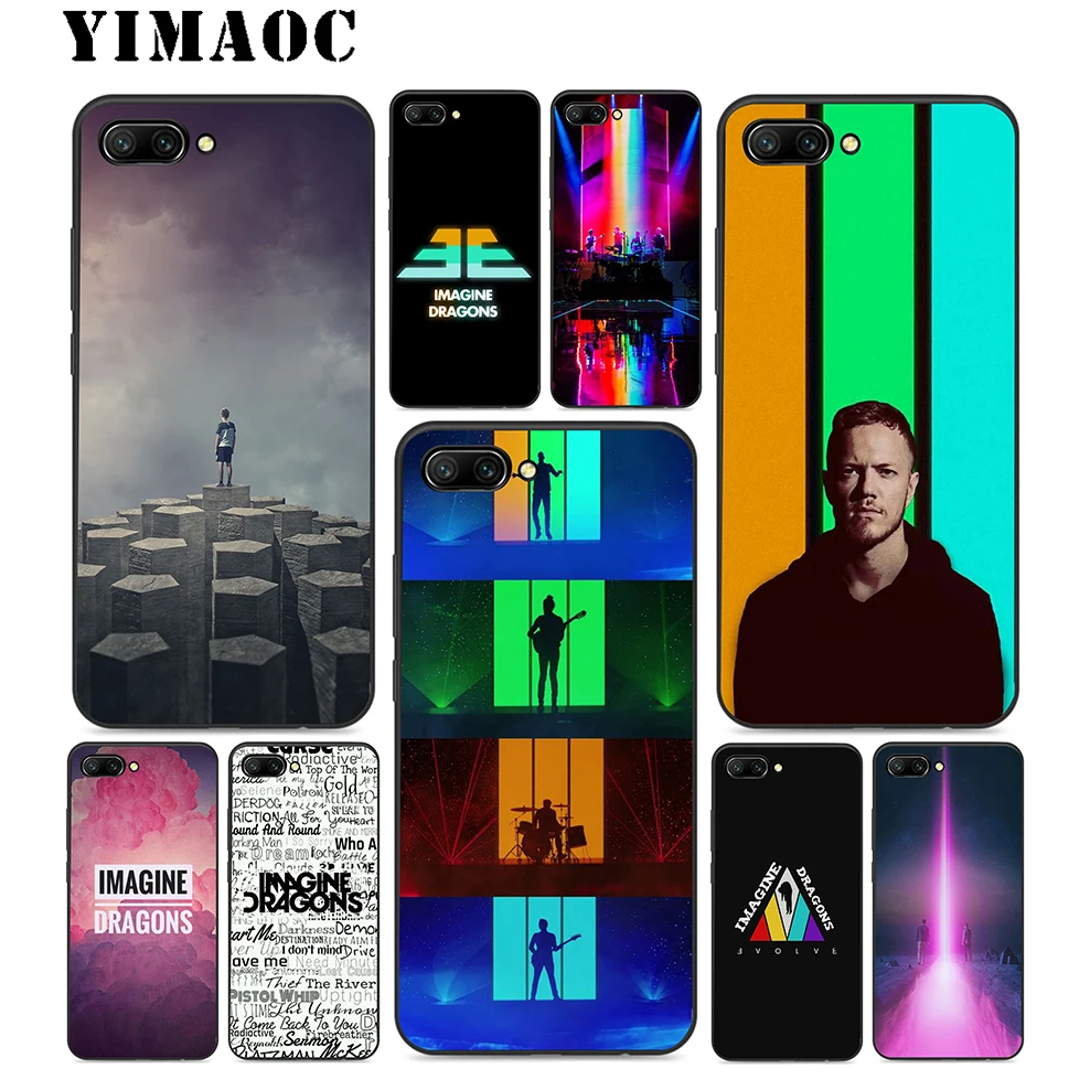 YIMAOC Imagine Dragons Bands Soft Silicone Case For Huawei Honor Mate 10 P20 P10 P9 P8 P Smart Y6 6A 7A 7X 7C Lite Pro 2017 2018 |