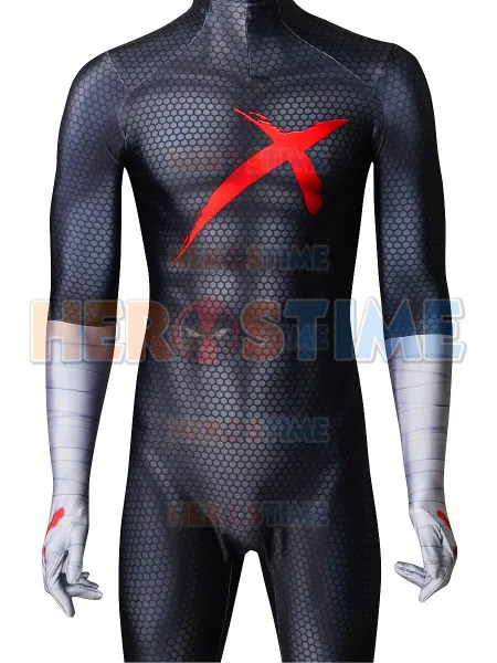 Боди Red X Robin с 3D принтом костюм для косплея Бэтмена лайкры спандекса Zentai Хэллоуина