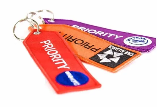 Брелок для ключей PRIORITY One World с вышивкой автомобильная бирка кольца ключей|car