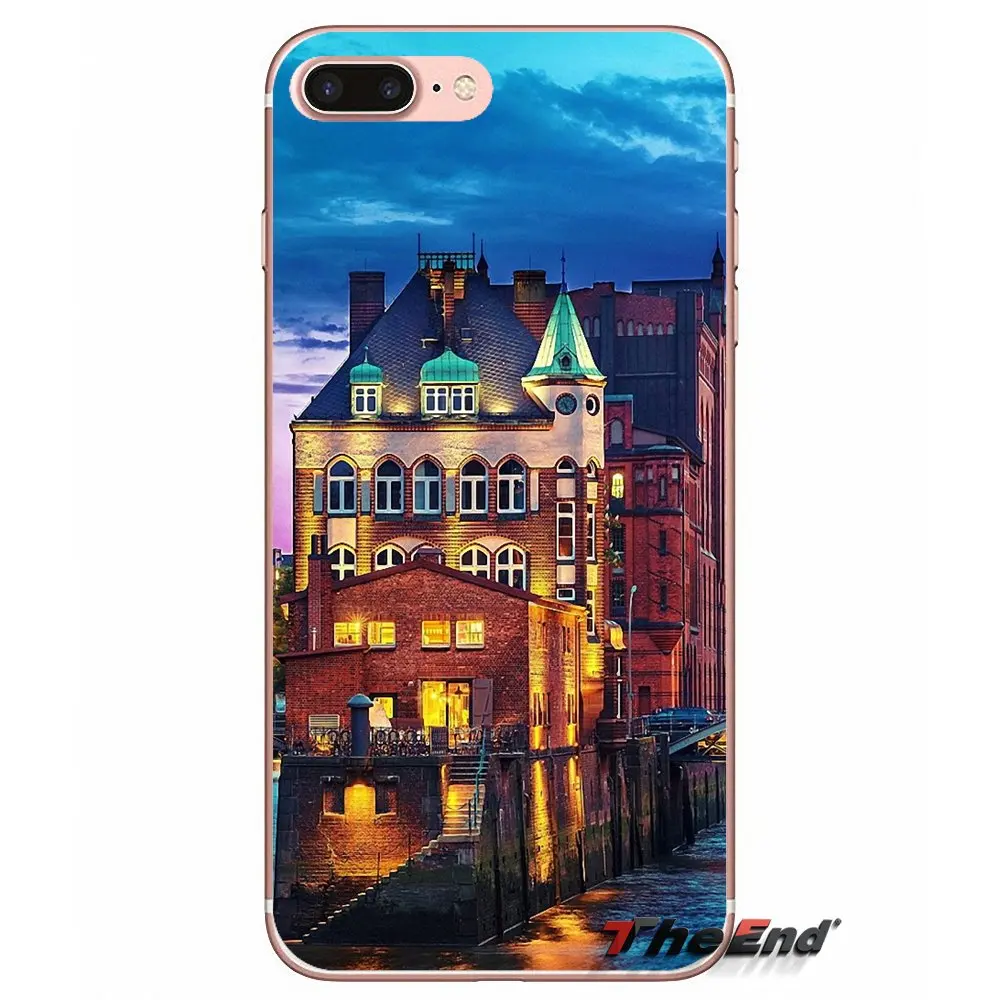 Водный город Венеция Италия закат мягкий чехол для iPhone X 4 4S 5 5S 5C SE 6 6S 7 8 Plus Samsung Galaxy