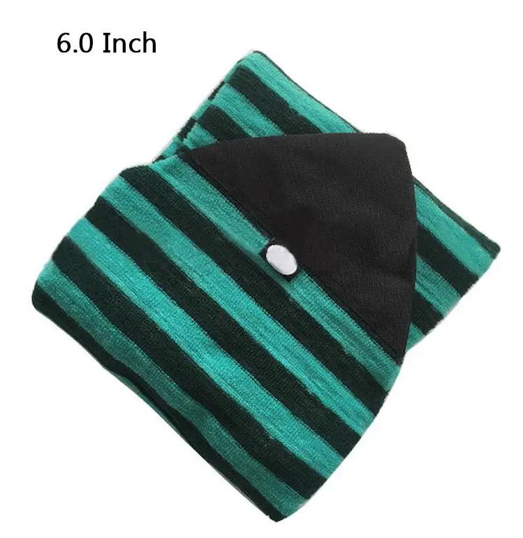 Green Black 6.0 inch Носки для серфинга Qick-сухой Чехол для серфинга защитный чехол для хранения в полоску 6,0 ''/6,3''/6,6 ''/7'' принадлежности для серфинга - Цвет: Green Black 6.0 inch