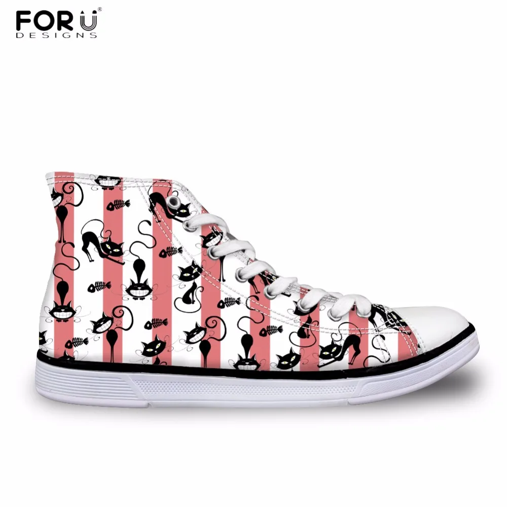 FORUDESIGNS/Высокая Повседневная Вулканизированная обувь для женщин Милые женские
