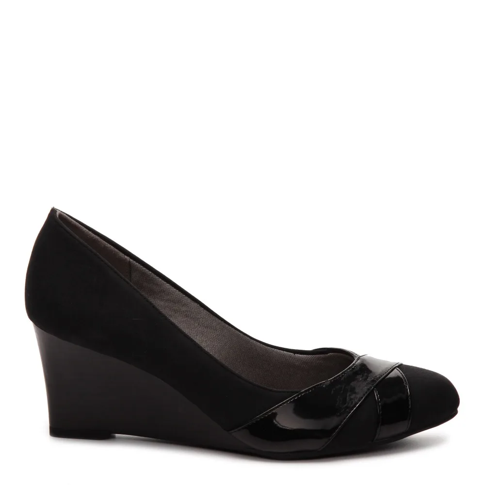 Беверли Высокие Каблуки Женщины Подлинной Nutural Кожа Клинья Моды Элегантные