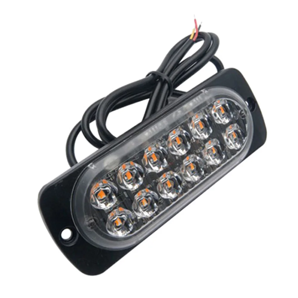 Ультра тонкий автомобильный светильник s в сборе 36 Вт Светодиодный полиции 12