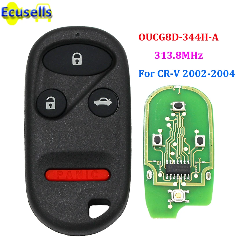 Новые модели кнопок без ключа 3 + 1/4 для Honda Civic Si 2002 2005 4 кнопки 313 8 МГц|Ключ от авто| |