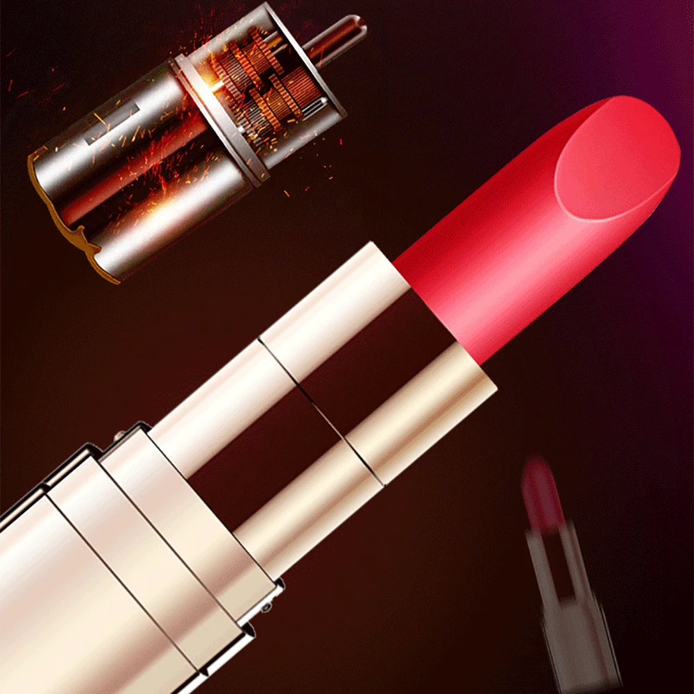 Мини Губная помада вибратор 10 скоростной Электрический вибропуля клитор женский