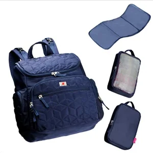 Blue Сумка для ухода за младенцем bolsa feminina коляска подгузник рюкзак вместительные, для будущих мам мягкий подгузник сумки Детская сумка-Органайзер Новинка - Цвет: Blue