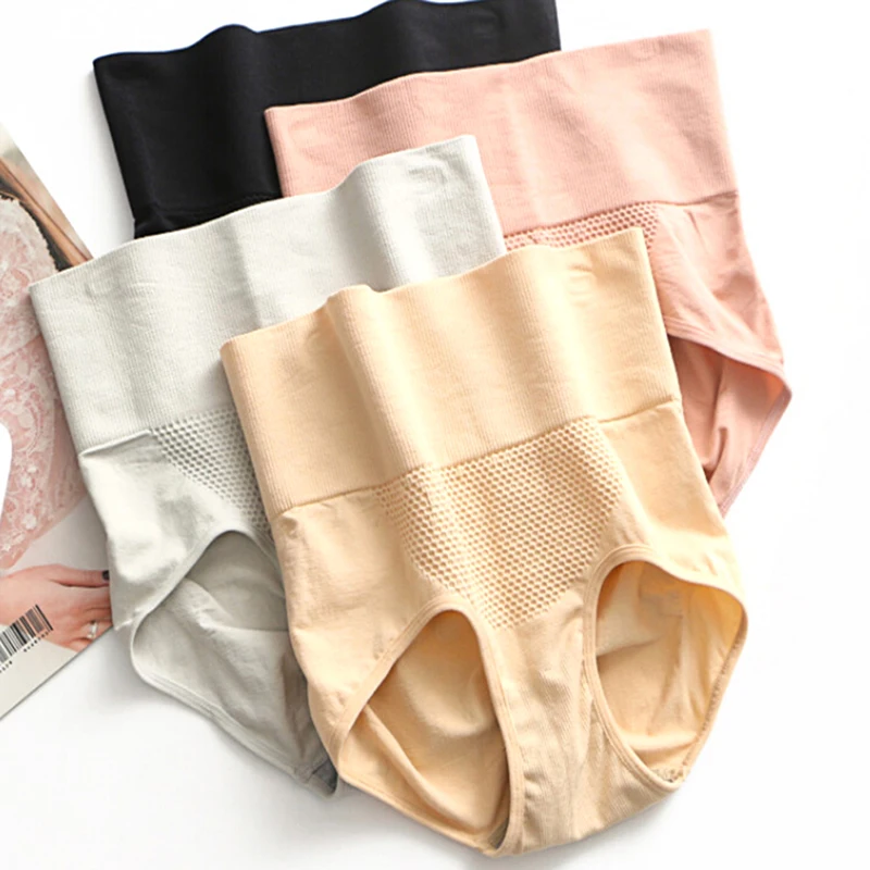 

Breathable High Waist Slimming Pants Tummy Control Underwear Shapewear Women Panty Girdle Polyest Shiny Fabric Shape