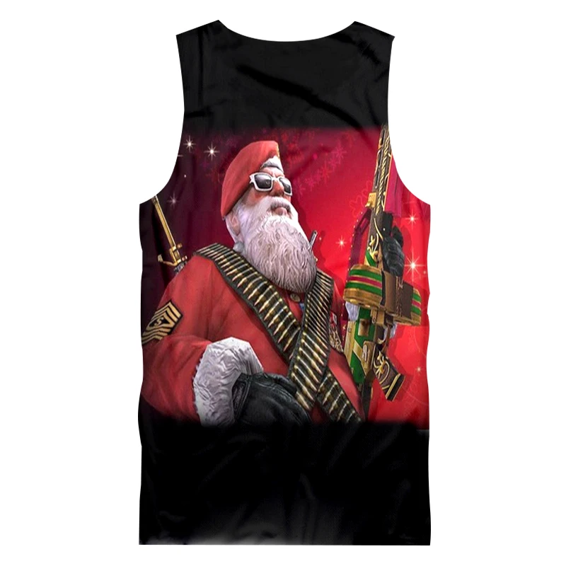 OGKB зимнее мужское Новое милое Аниме пальто с 3D принтом Властелин Санта Клауса и