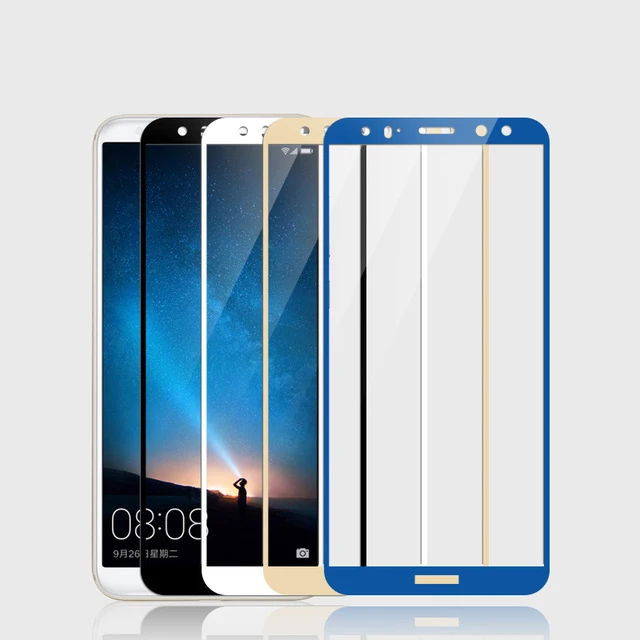 9H 3D закаленное стекло для Huawei Nova 2i полное покрытие Взрывозащищенная защитная