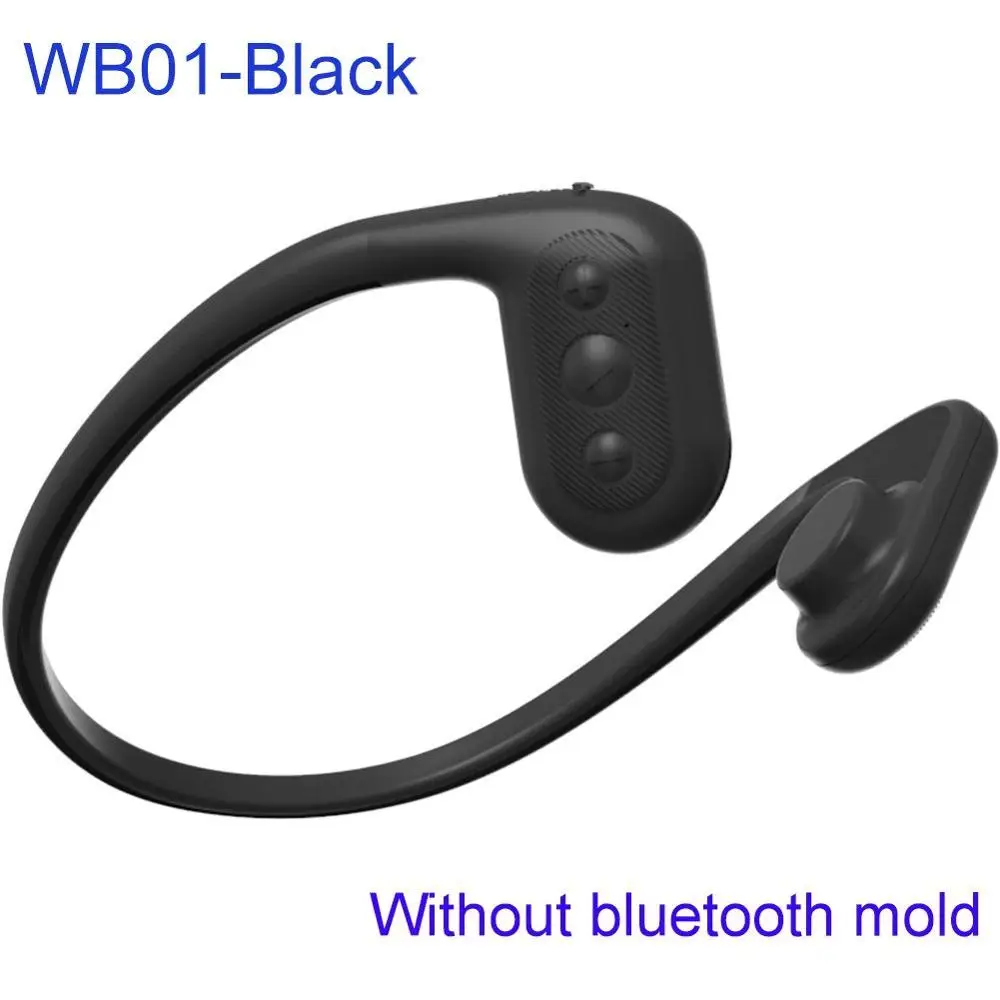 Tayogo IPX8 костная проводимость водонепроницаемый MP3 плеер наушники под водой с радио FM bluetooth шагомер для плавания Спорт - Цвет: Black only mp3