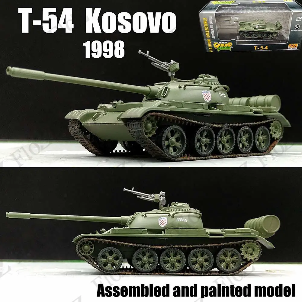 Россия T-54 бак Косово войны 1998 1/72 не литья под давлением easy model