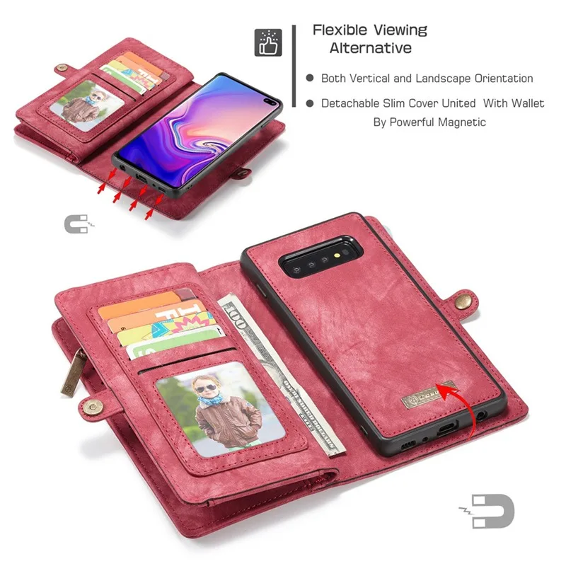 Для 360 защитной Coque samsung S10Plus Магнитная Адсорбция металлический бампер Стекло