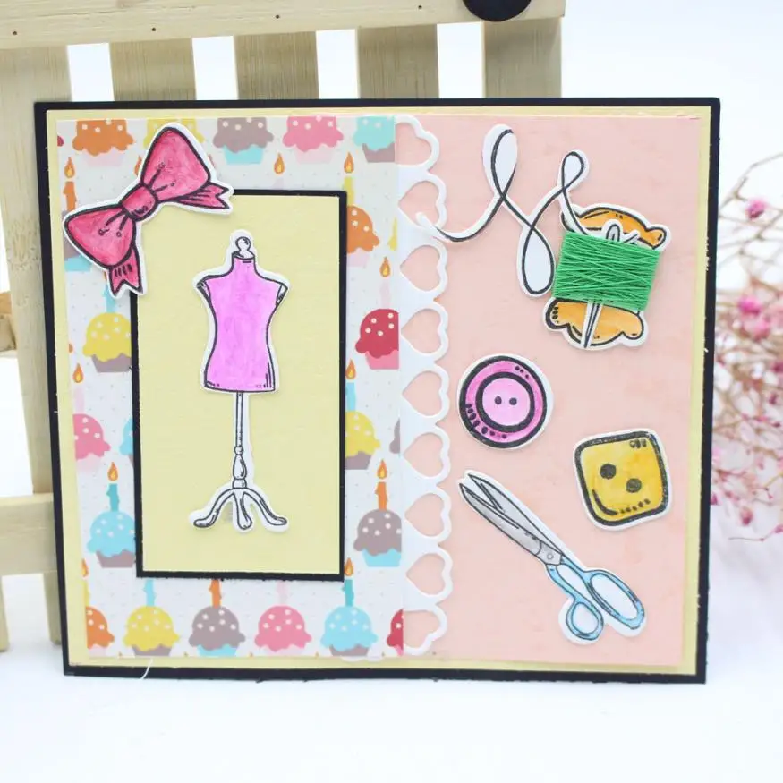 Ремесло Die Новый 2018 тиснение карты металлический Трафаретный вырубной штамп