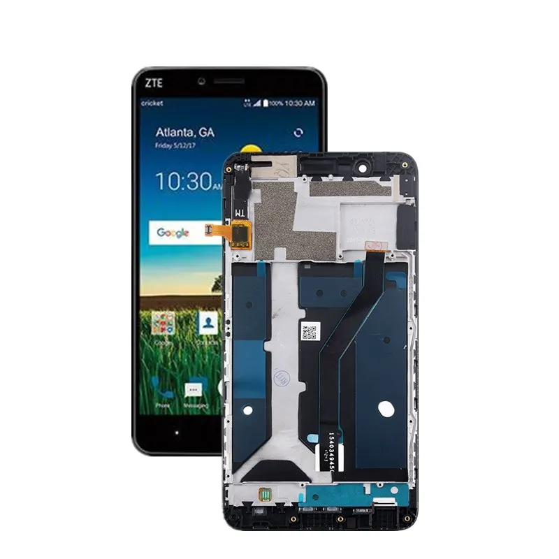 Для zte Blade Z Max ЖК-дисплей дигитайзер сенсорный экран панель Стекло сенсор в сборе с рамкой Z982