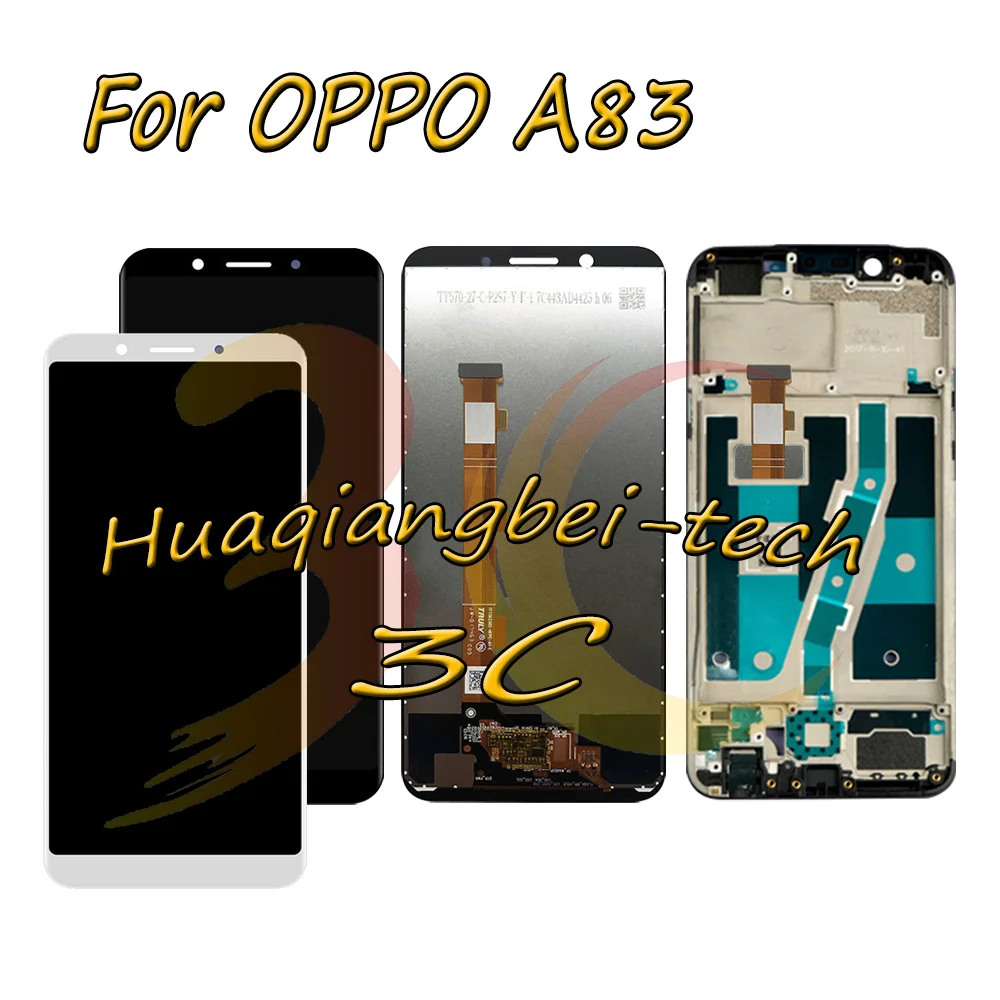 5,7 ''для OPPO A83 полный ЖК-дисплей дисплей+ Сенсорный экран дигитайзер в сборе+ рамка Крышка черный/белый цвет тестирование с отслеживанием