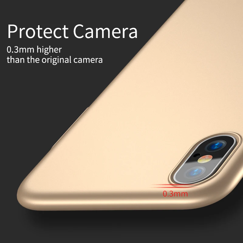 FLOVEME Smooth Case For iPhone X Luxury Hard PC Coque Cover Ultra Thin Slim Back Capinhas Capa | Мобильные телефоны и