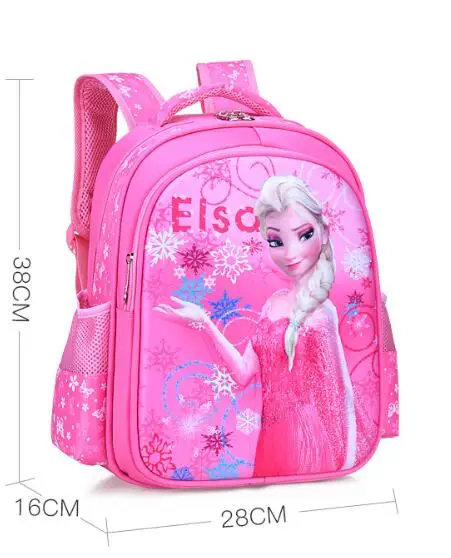 New Elsa Princess Beauty Castle Girl Baby Children Nursery School bag Bagpack Schoolbags Kids Snow Queen Student Backpacks | Багаж и сумки