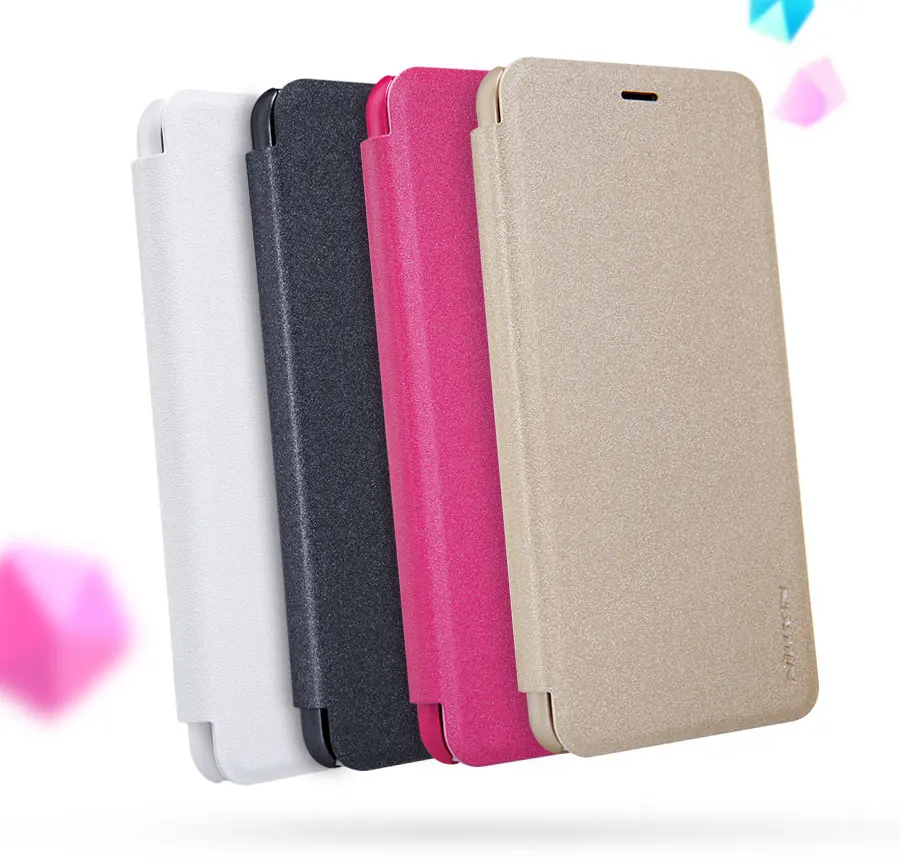 100% ОРИГИНАЛЬНЫЙ Бренд NILLKIN НОВЫЙ КОЖАНЫЙ ЧЕХОЛ-Искра Кожаный Чехол для meizu M5 флип