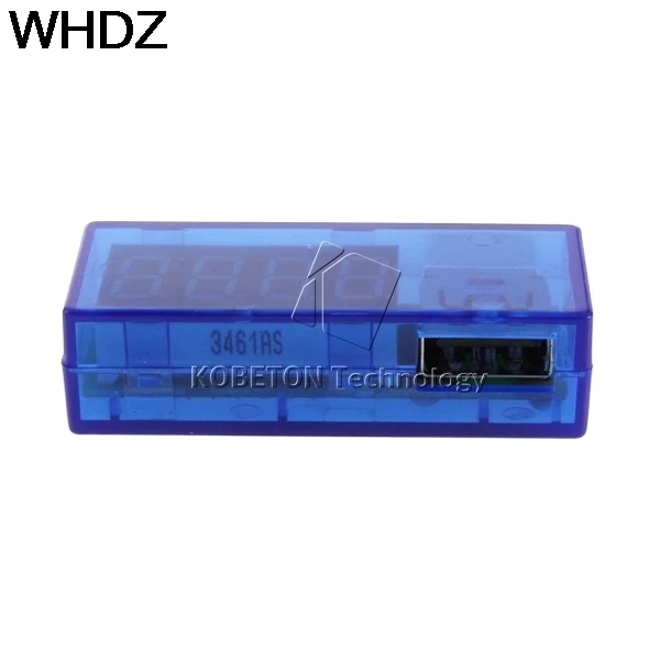 WHDZ портативный измеритель напряжения цифровой дисплей мини USB детектор тока и