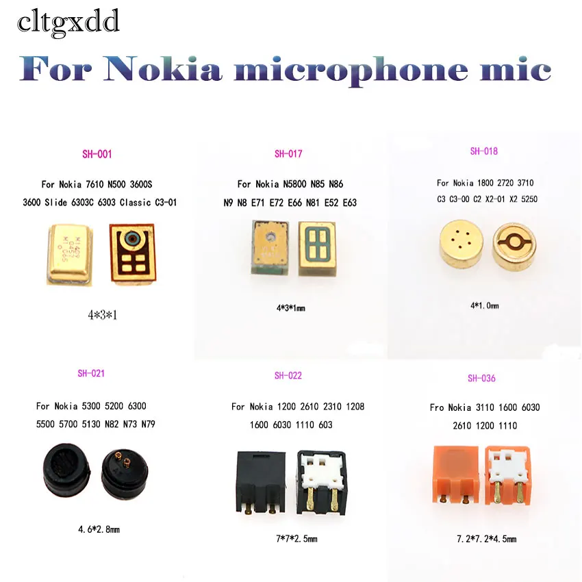 Cltgxdd для микрофона Nokia MIC 502 550 1200 1600 5300 6303 N8 N85 N73 E71|Шлейфы мобильных телефонов| |