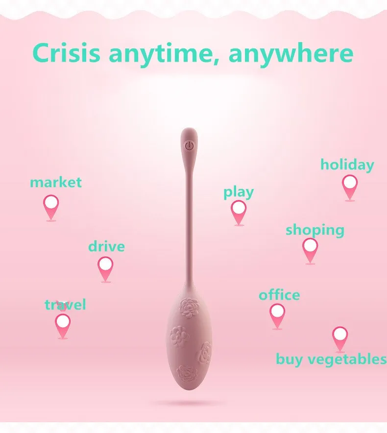 Вагинальные шарики с беспроводным дистанционным управлением прыгающее яйцо