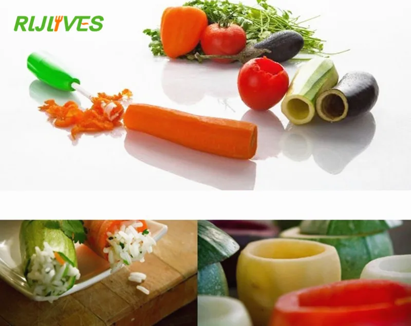 Спиральный резак для овощей разных размеров 4 шт./компл. спиральный инструмент