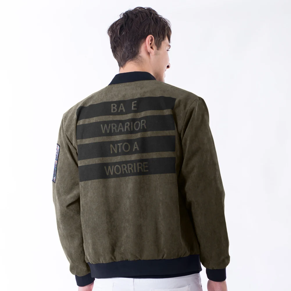 SMARTSUGAR Autumn Winter Stand Collar Solid Crduroy Coat Men Jacket New Hot ArmyGreen Casual Original Jackets Mens | Мужская одежда