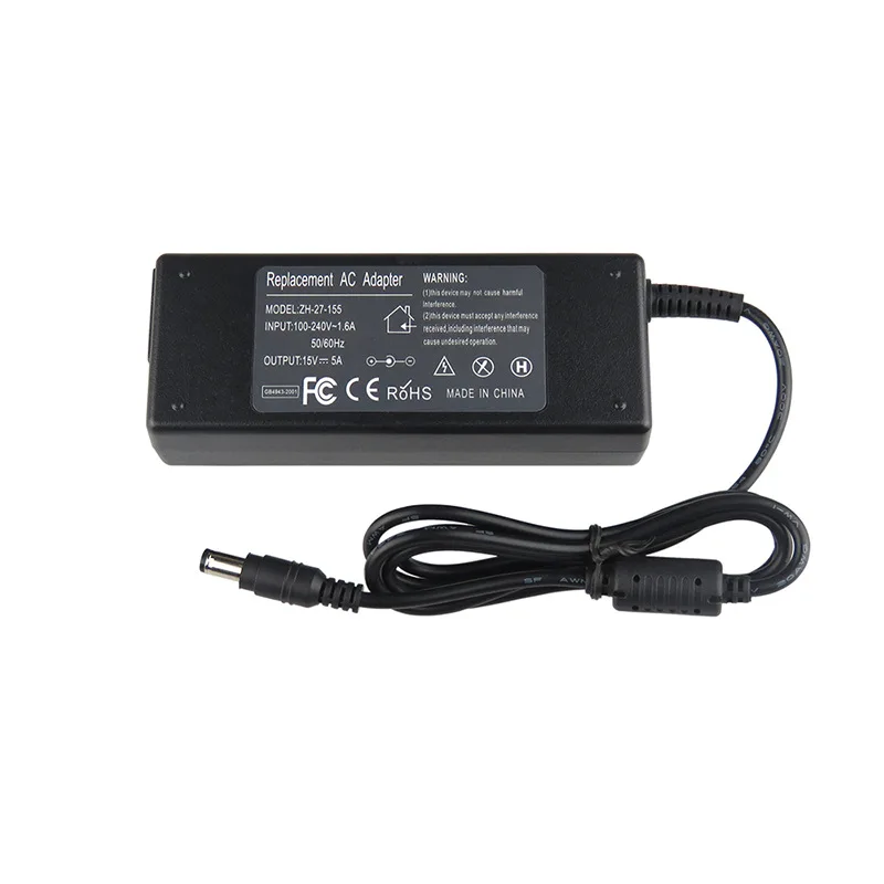 15V5A 6 0*3 0 источник питания 15 в 5A зарядное устройство для TOSHIBA PA3755E 1AC3 1ACE TECRA M1 M2 M3 M4 M5