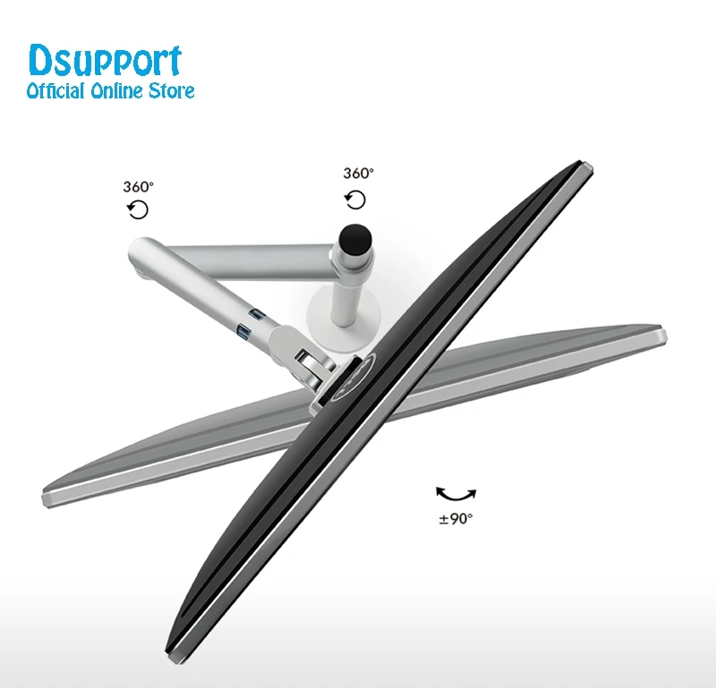 2018 регулируемая высота в пределах 32 дюймов ЖК дисплей LED держатель монитора