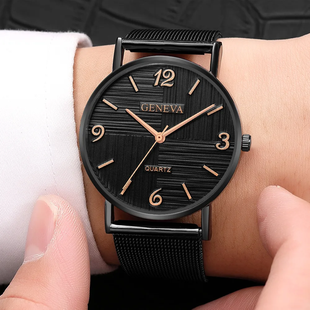 

Women Watches Fashion Men's Women Stainless SteelWatch Analog Quartz Wrist Watch Luxury Ladies Dress Clock Relogio Feminino#c