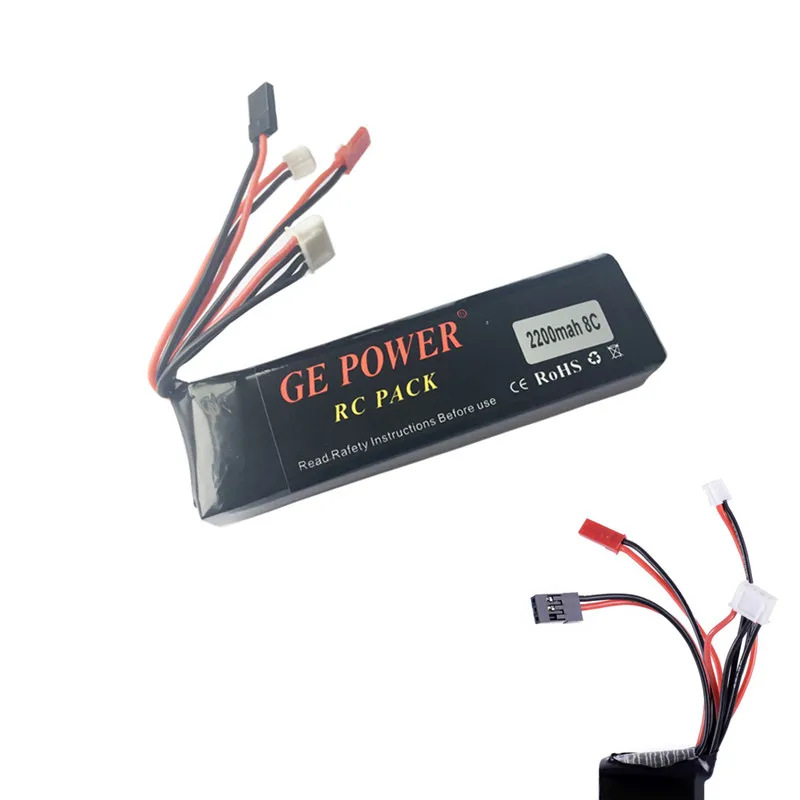 FS FLYSKY Walkera DEVO 7 10 LiPo батарея 11 1 V 2200mAh 8C для H107D H501 Radiolink AT9 AT9S Радиоуправляемый