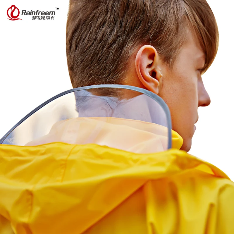 Плащ-дождевик для мужчин и женщин непромокаемое пальто улицы Женское мужское