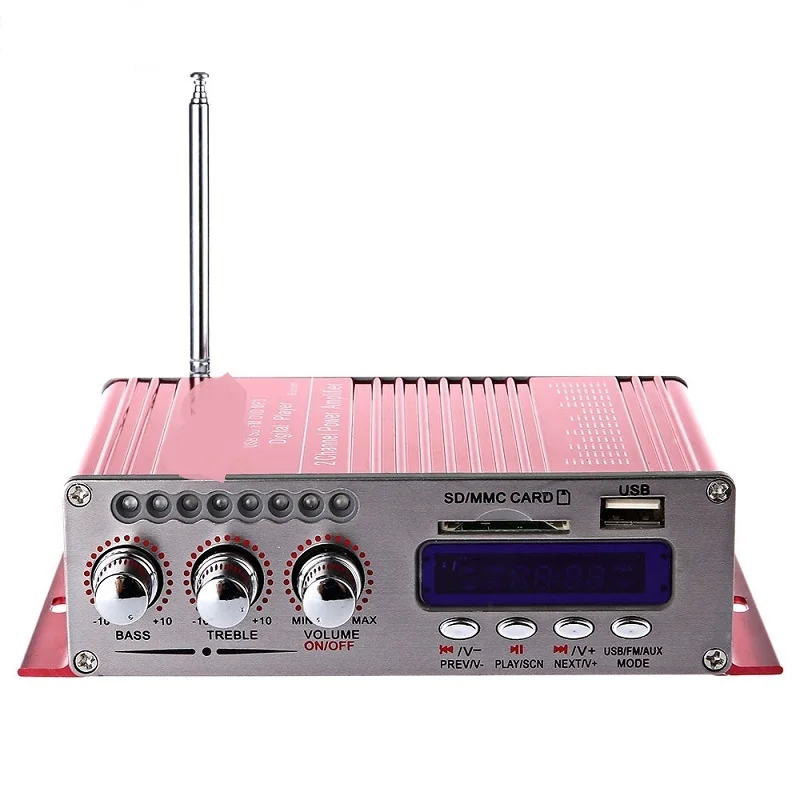 HY-502S 2CH Bluetooth Hi-Fi супер выход баса мощный стереоусилитель с пультом дистанционного