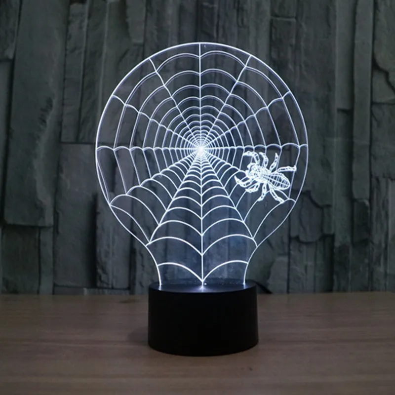 3D светодиодный ночник Коралловая паутина лампа USB новинка настенный светильник