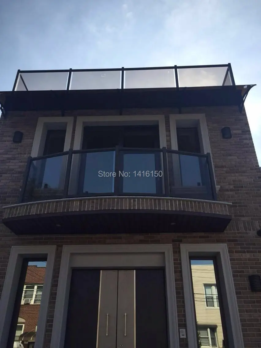 Фотофон 100x480 см. Алюминиевый кронштейн для входных ворот навес из поликарбоната |