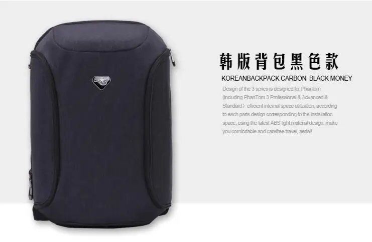 Korean Backpack Новейший рюкзак для DJI Phantom 4 3, чехол для переноски, Жесткий Чехол для DJI Phantom 3 4 FPV Drone RC Quadcopter - Цвет: Korean Backpack