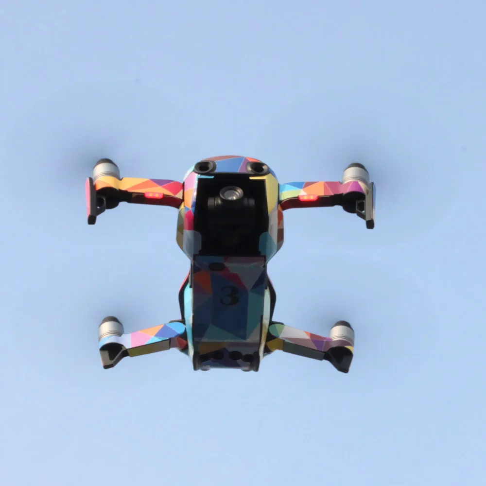 

JMT Waterproof PVC Stickers Full Kit Skin Battery Remote Controller Body Decals for MAVIC AIR Camera Helicopter Airplane