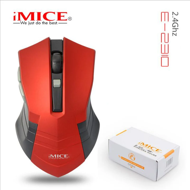 Беспроводная игровая мышь iMICE 6 кнопок 1600DPI оптическая профессиональная машина