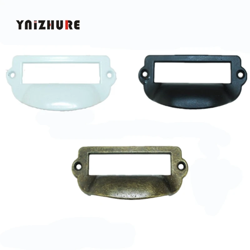 Сплав антикварная Мебельная ручка винтажная металлическая метка Выдвижная