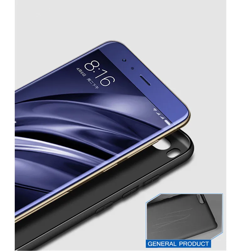 Роскошный телефон чехол для Xiaomi mi6 MI5 Mi 5S Чехол Мягкий ТПУ Силиконовая матовая