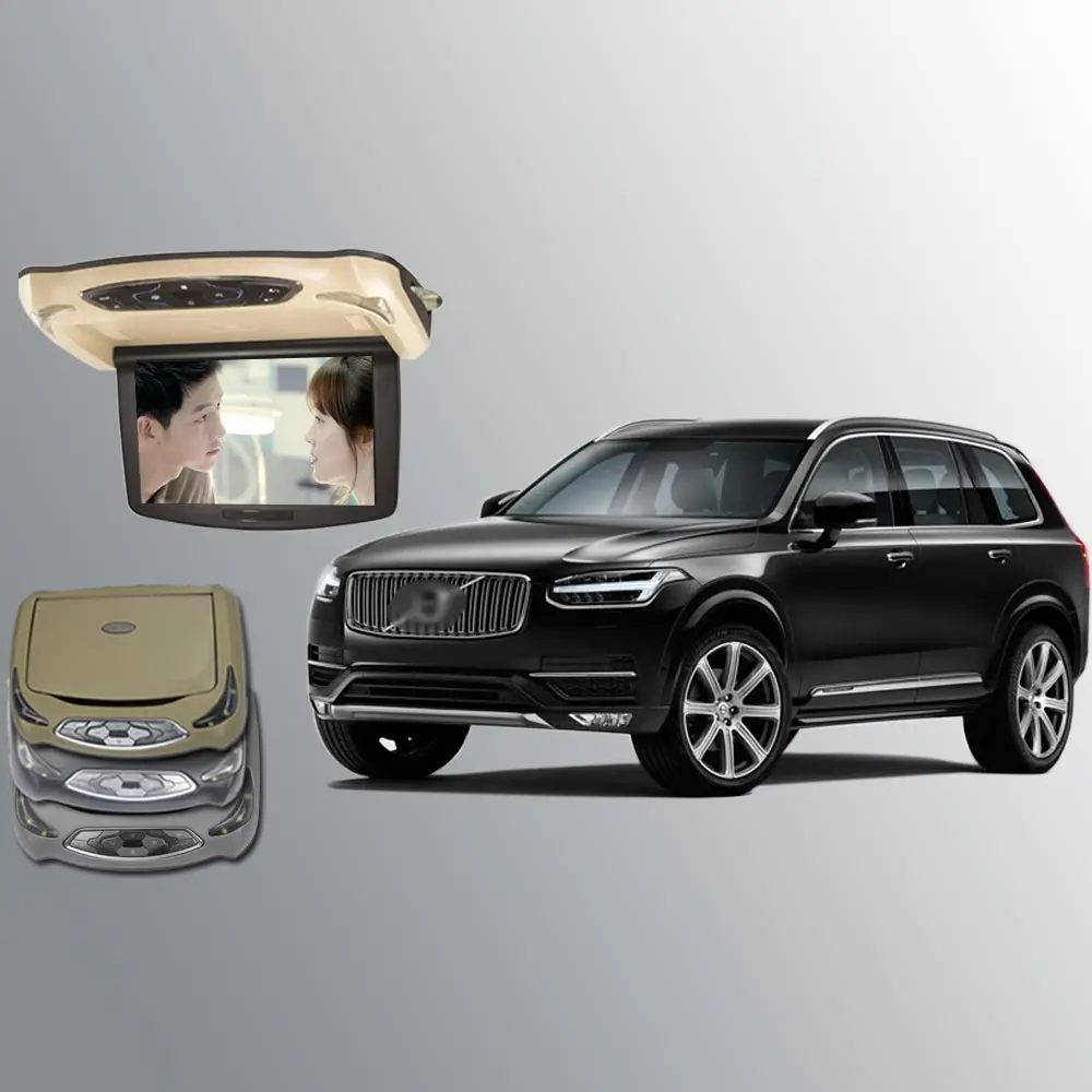 BigBigRoad для Volvo XC90 XC60 XC70 V50 V60 V70 V90 S90 S60L автомобильные мониторы с креплением на крыше