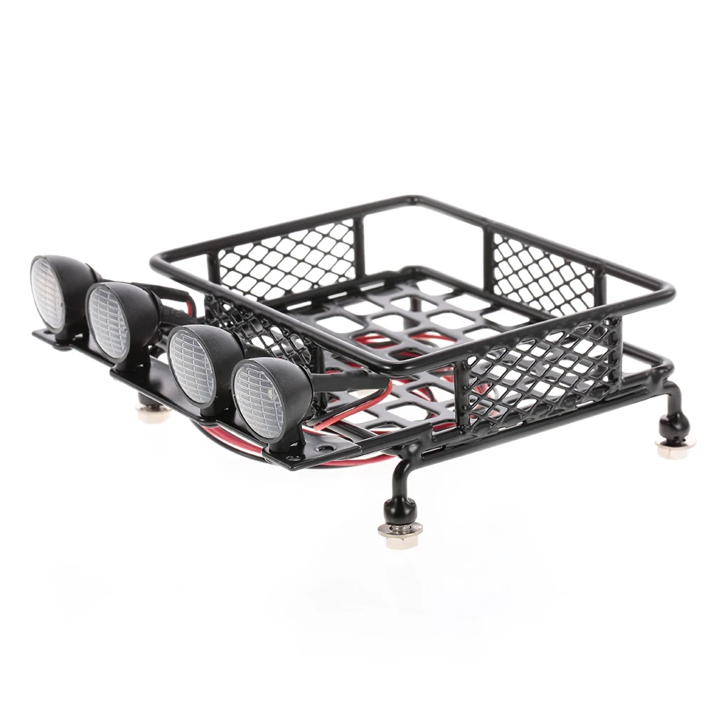 Радиоуправляемые автомобильные детали багажник на крышу световая балка для 1/10