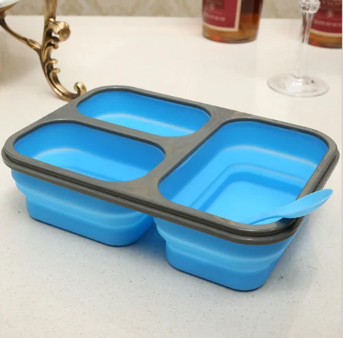 Контейнер для микроволновой печи Bento силиконовый Ланч-бокс Bento контейнер для еды в США Z