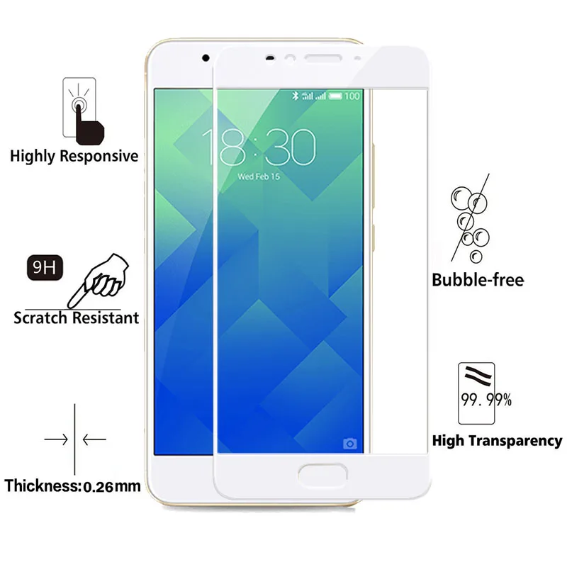 For Meizu M5s Glass M6s M5c S6 A5 E2 Screen Protector Tempered Glas Protective Film Full Cover Protection Protect | Мобильные