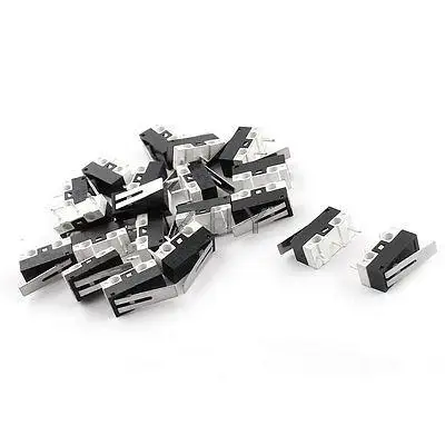 20 шт. AC 125V 1A SPDT 1NO 1NC Мгновенный пластиковый микро концевой переключатель |
