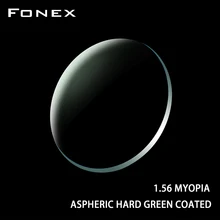 FONEX 1,56 1,61 1,67 1,74(+ 12,00~-12,00) по рецепту CR-39 смолы Асферические стекла линзы миопия, Гиперметропия дальнозоркость, оптические линзы