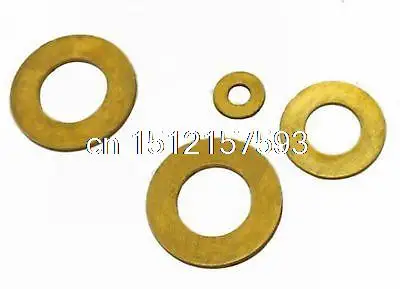 

Партия 100 Стандартные метрические латунные плоские толстые шайбы M5(ID)x 10(OD)x 0,8 мм толщиной
