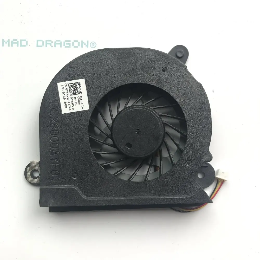 Новый оригинальный вентилятор охлаждения ЦП для Dell Alienware M18x R1 R2 Alien 18 Вентилятор
